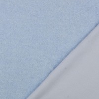 Baumwollfleece 14,40 EUR/m Fleece Baumwolle hellblau - Stoff Meterware 3