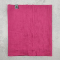 Loop Schlupfschal aus Musselin in pink, Schal für Mädchen Kinder 2