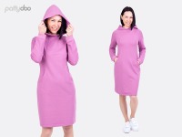 Schnittmuster Jade Sweatkleid von Pattydoo Größe 32-54 - für Damen - Kleidung, Papierschnitt /