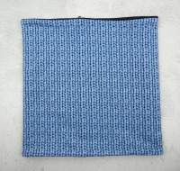 Loop Mädchen hellblau - Schlupfschal aus leichtem Sweat mit Strickmuster, Schal Strickoptik für