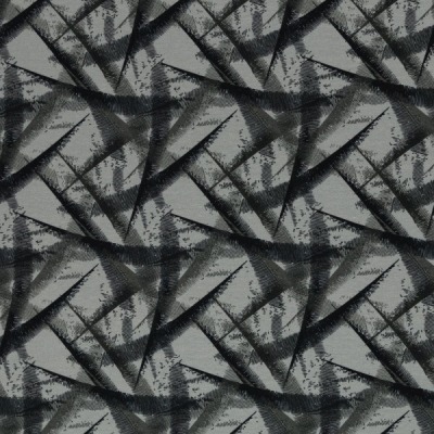 Sweat 18,40 EUR/m grau schwarz abstrakt gemustert, Toronto Swafing, Stoffe Meterware