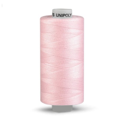 Nähgarn - 0,004 EUR/m - aus Polyester, Unipoly, helles rosa, Nähmaschinengarn