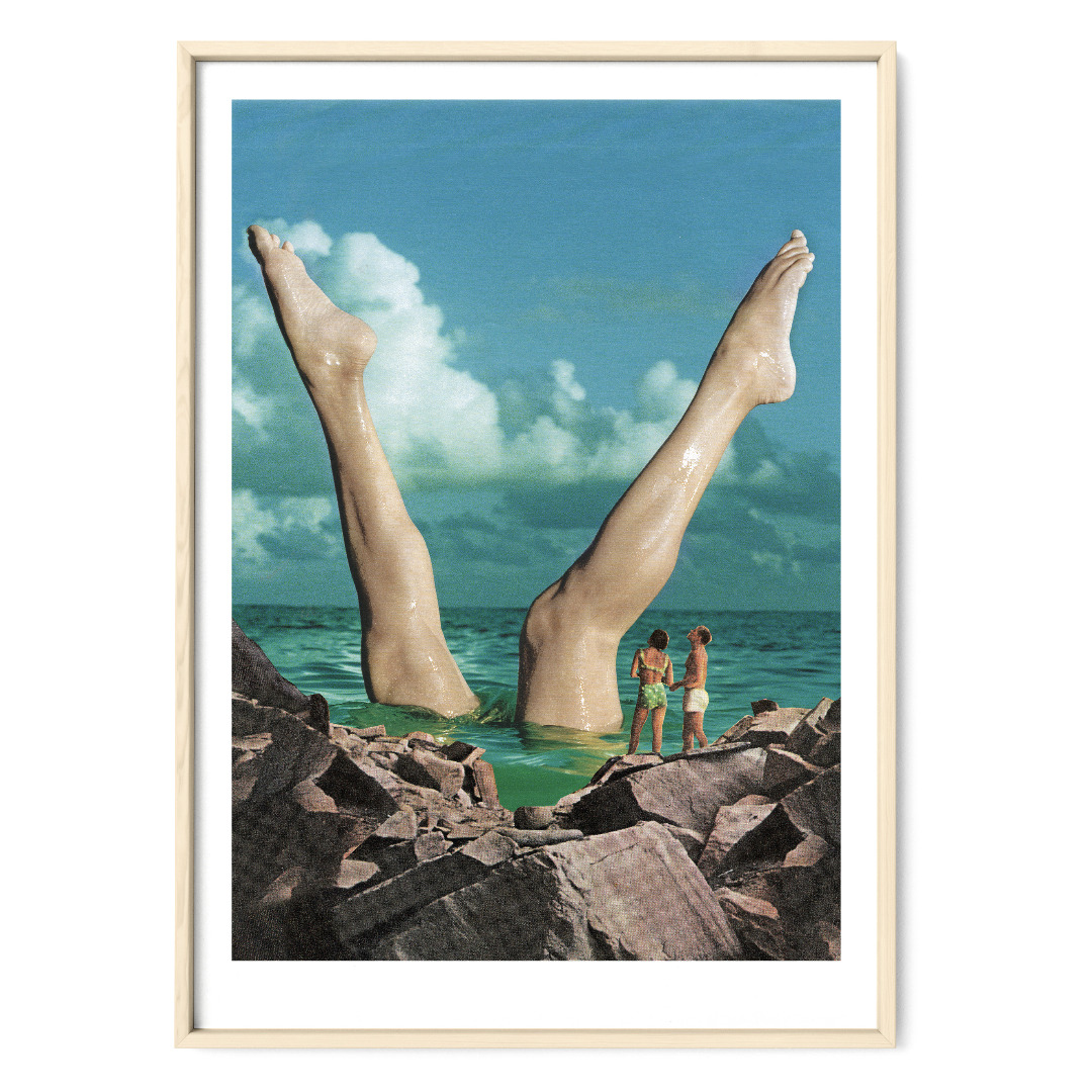 Schöne Beine Poster Kunstdruck DIN A3