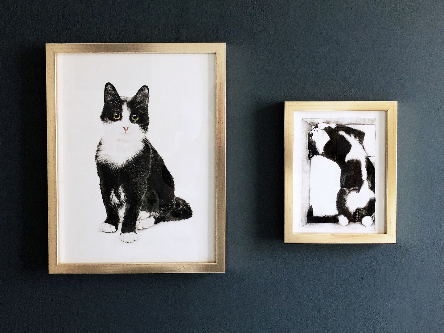 Katze Murmelauge, Fine Art Print, Giclée Print, Poster, Kunstdruck, Tier Zeichnung 3