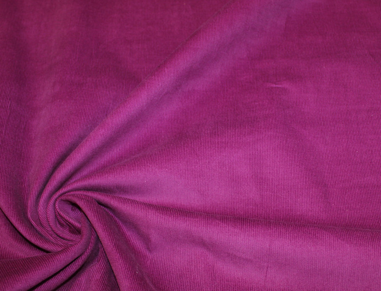 Feincord Babycord uni violett