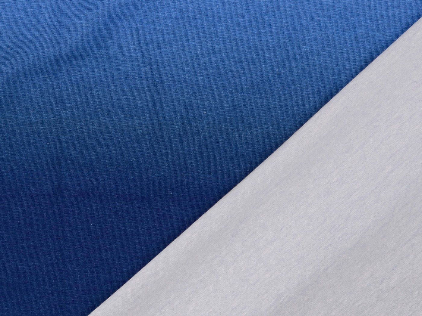 Jersey Baumwolljersey Digitaldruck Farbverlauf blau hellblau 3