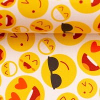 Baumwolle Smileys Emojis Swafing Kim 3
