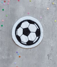 Applikation Bügelbild Aufnäher Fußball Fussball verschiedene Größen Schultüte 5