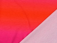 Jersey Baumwolljersey Digitaldruck Farbverlauf orange pink lila 6