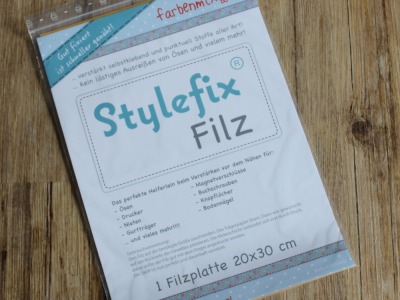 Stylefix- Filz Gewebeverstärkung 20x30cm
