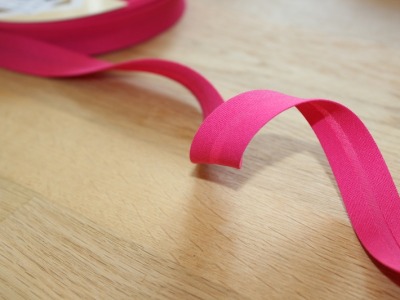 1m Schrägband uni 18mm pink