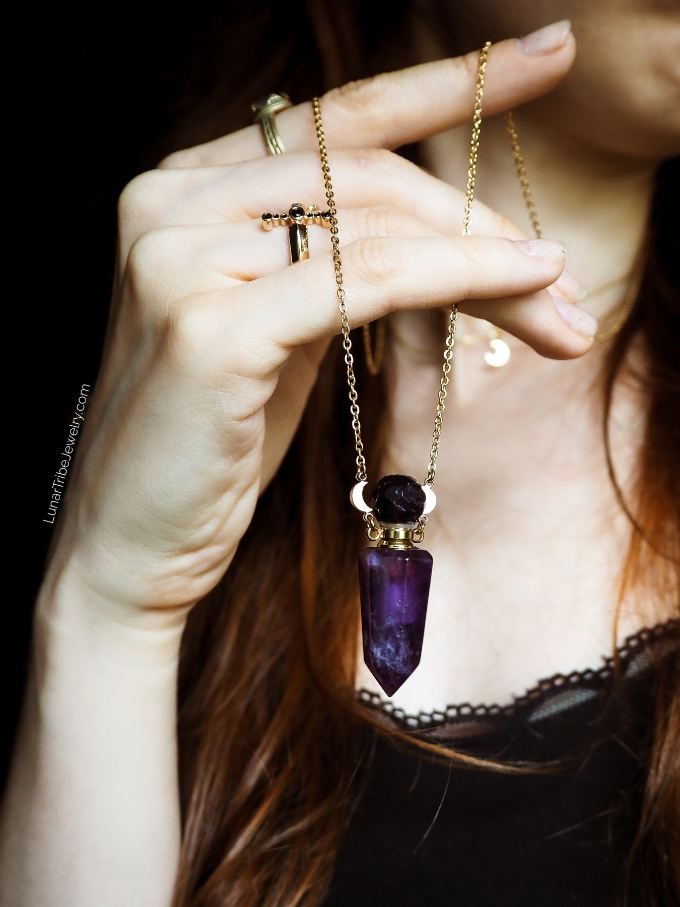 Amethyst Phiolen Kette 5