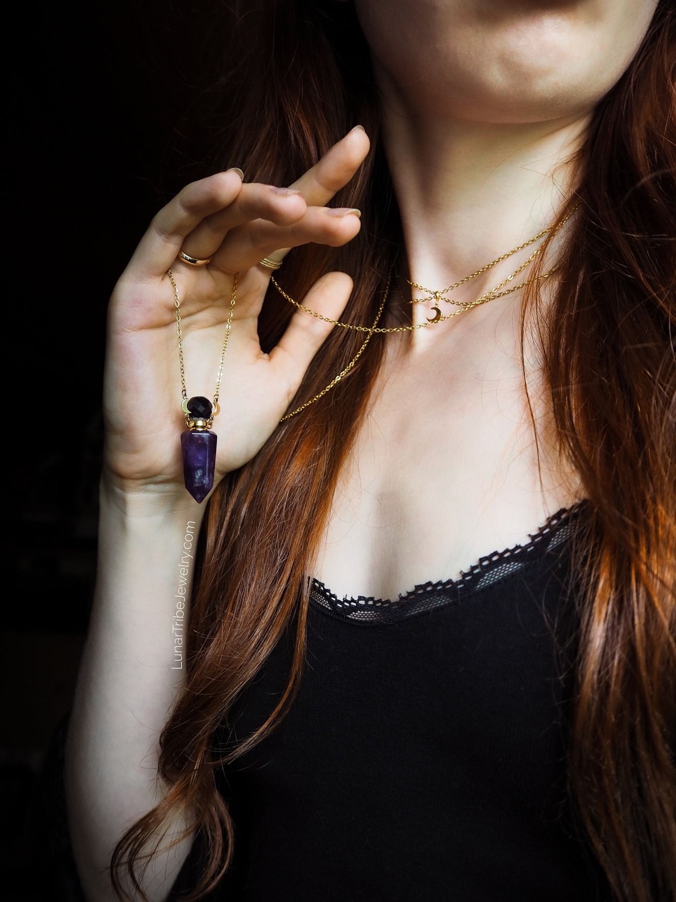 Amethyst Phiolen Kette 4