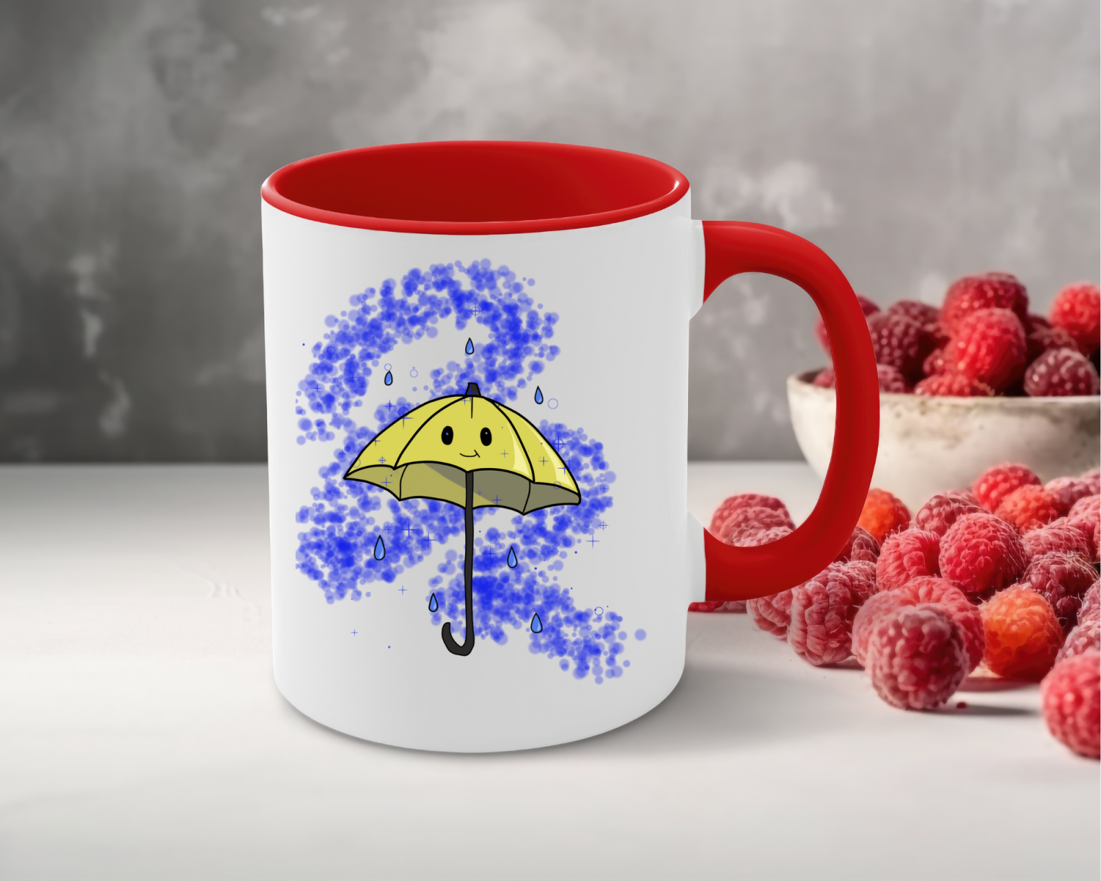 bedruckte Tasse Regenschirm