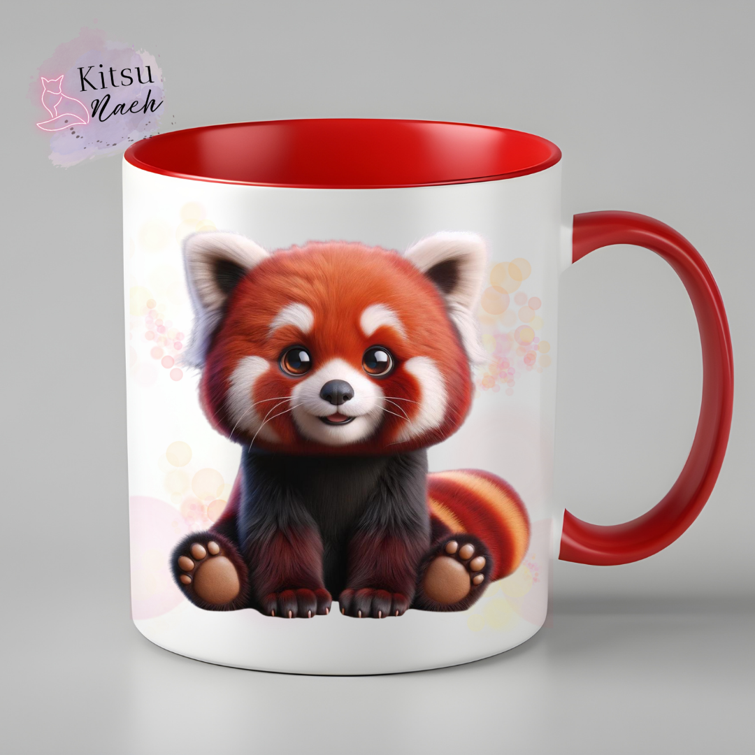 bedruckte Tassen Roter Panda 10