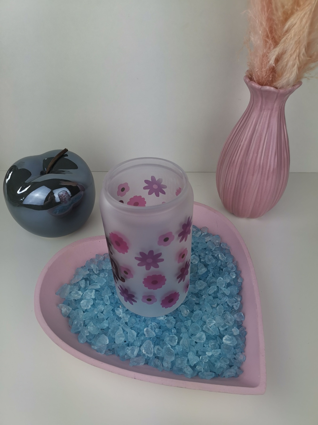Kaffee- und Teeglas mit Bambusdeckel Frosted Best Mum Ever 2