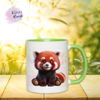 bedruckte Tassen Roter Panda 2