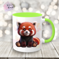 bedruckte Tassen Roter Panda 3