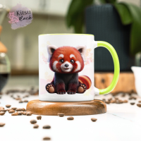 bedruckte Tassen Roter Panda 4