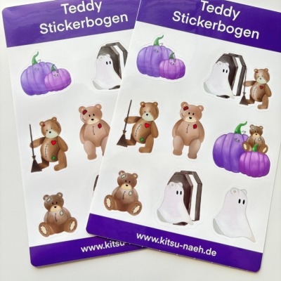 Teddy Stickerbogen