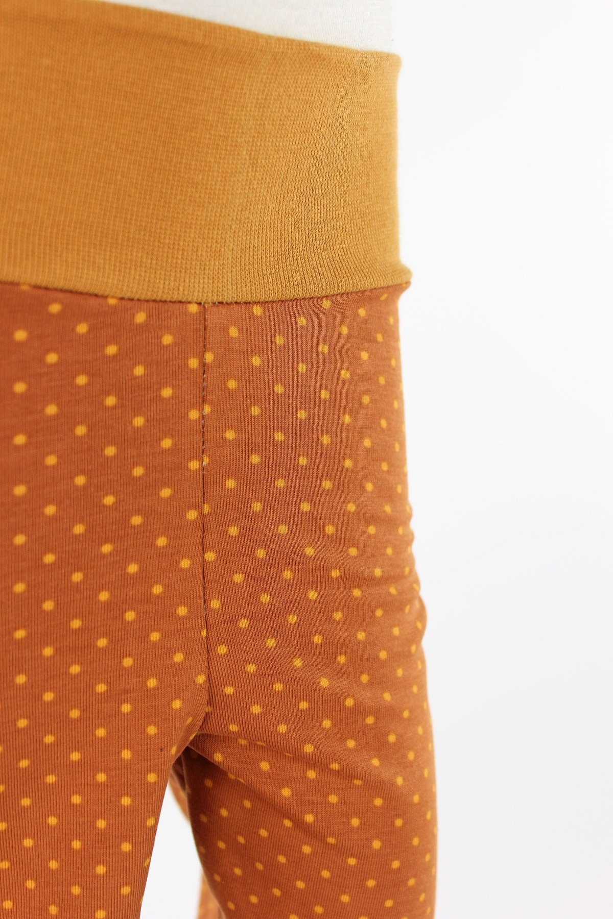 Leggings für Kinder gepunktet orange petrol rosa VERSCHIEDENE FARBEN 3