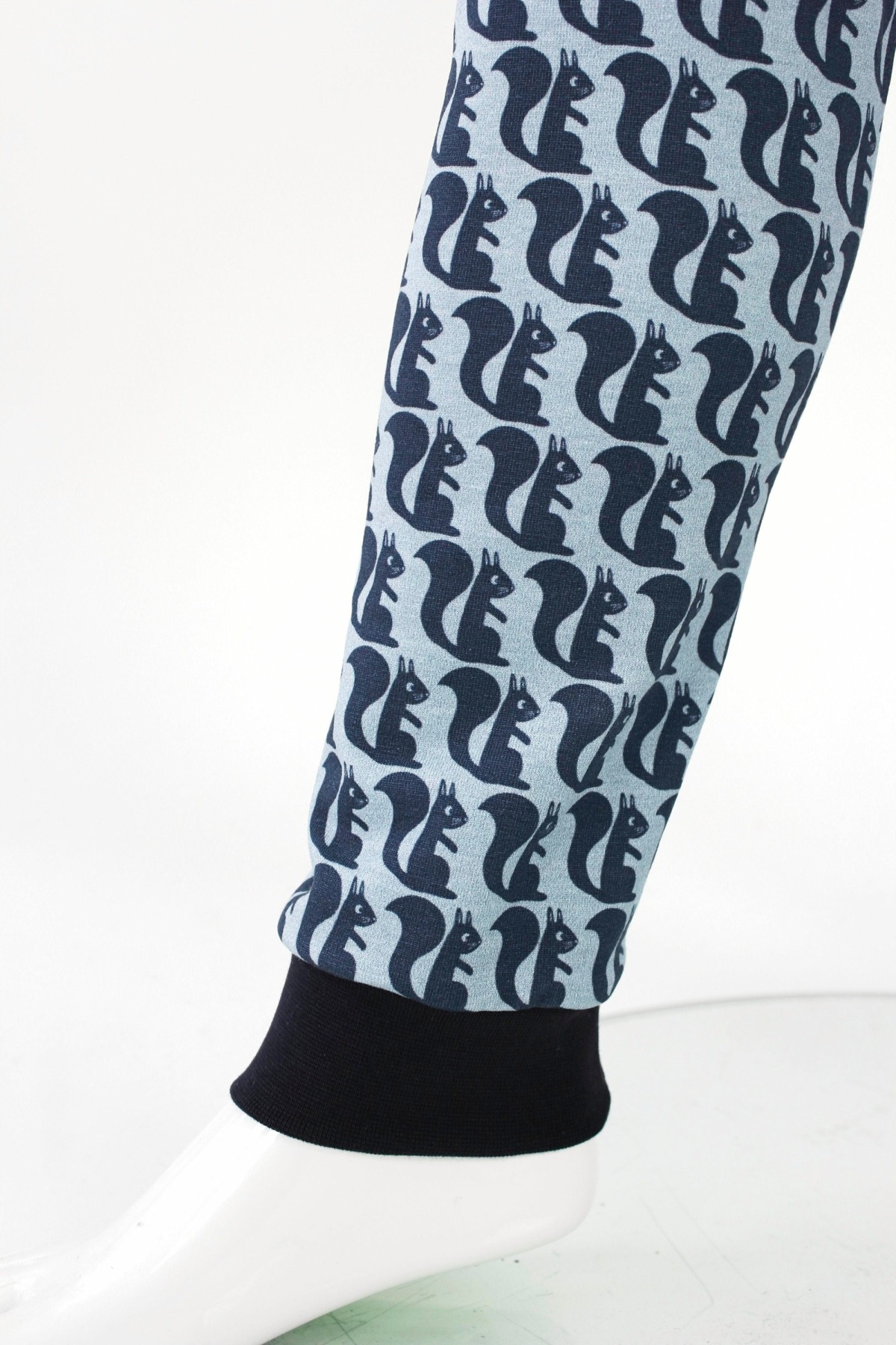 Leggings für Kinder blau mit Eichhörnchen 5