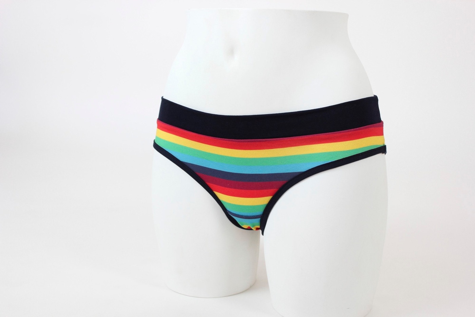 Damen-Unterhose mit Regenbogenstreifen 2