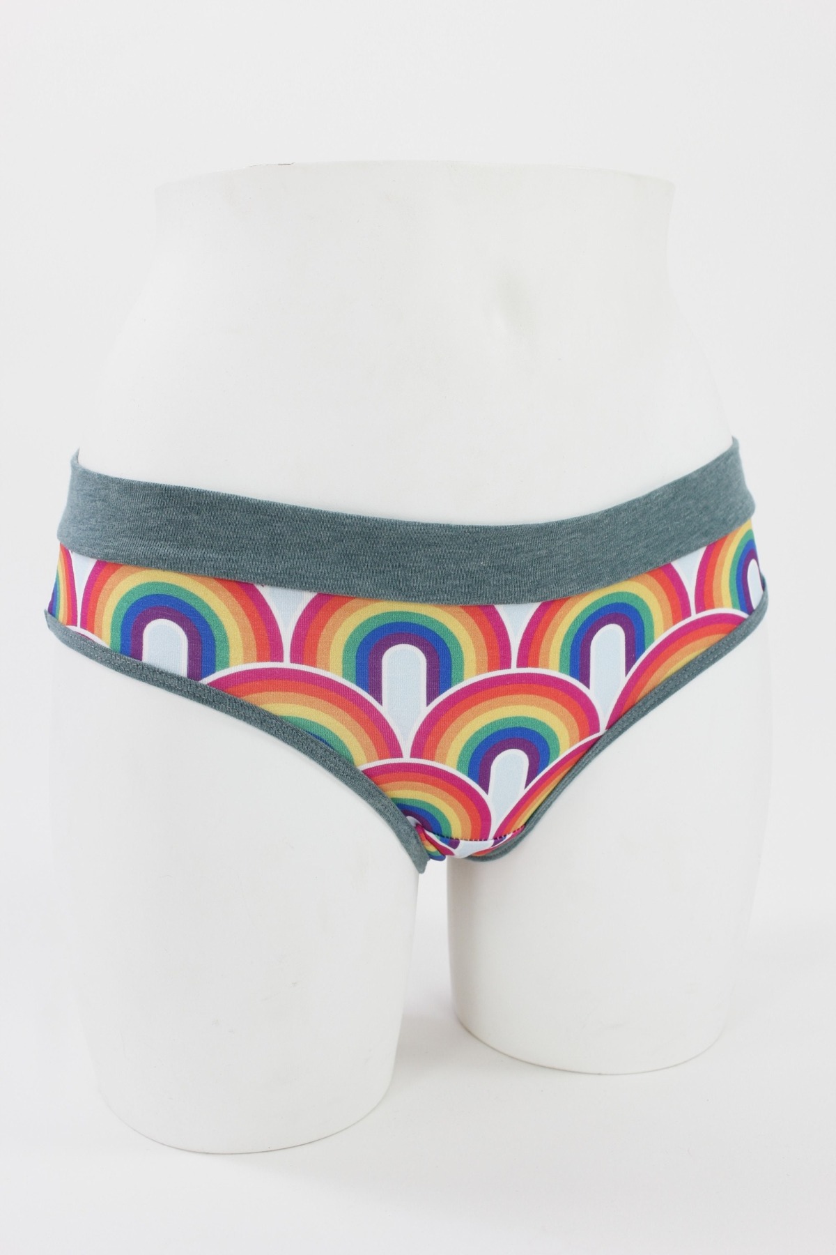 Unterhose für Frauen, Regenbogenmuster, Damen-Slip S, M, L, XL 3