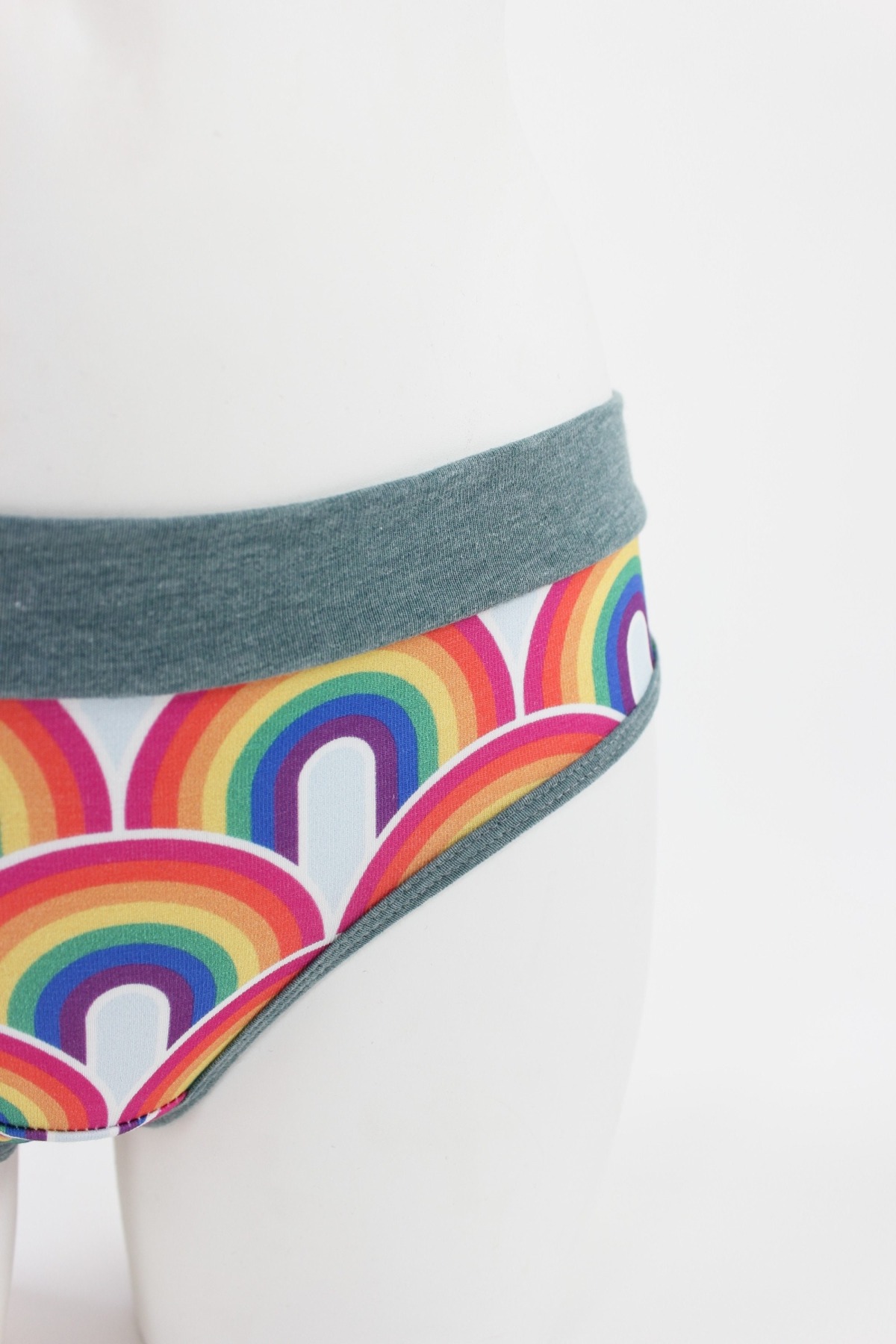 Unterhose für Frauen, Regenbogenmuster, Damen-Slip S, M, L, XL 4