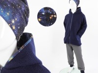 Wolljacke für Kinder dunkelblau BLUE GALAXY