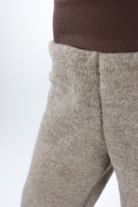 Wollhose für Kinder beige 7