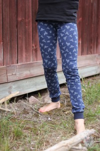 Leggings für Kinder blau mit Eichhörnchen 10