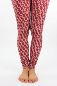 Legging rosa mit roten Eichhörnchen 5