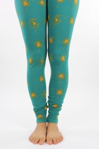 Leggings petrol mit Pusteblumenfeuerwerk 5