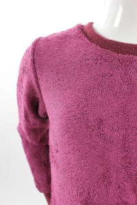 Longsleeve für Kinder aus rosa Frottee 7