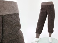 Wollhose für Kinder braun