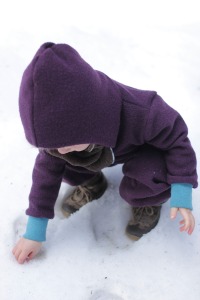 Wollhose für Kinder gelb 8