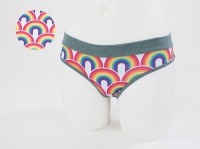 Unterhose für Frauen, Regenbogenmuster, Damen-Slip S, M, L, XL