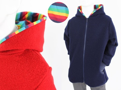 Wolljacke für Kinder mit Regenbogenstreifen MEHRERE FARBEN