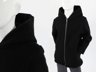 Wolljacke für Kinder schwarz