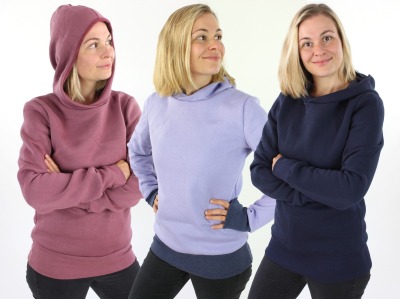 Extrakuscheliger Kapuzenpulli für Damen in mehreren Farben