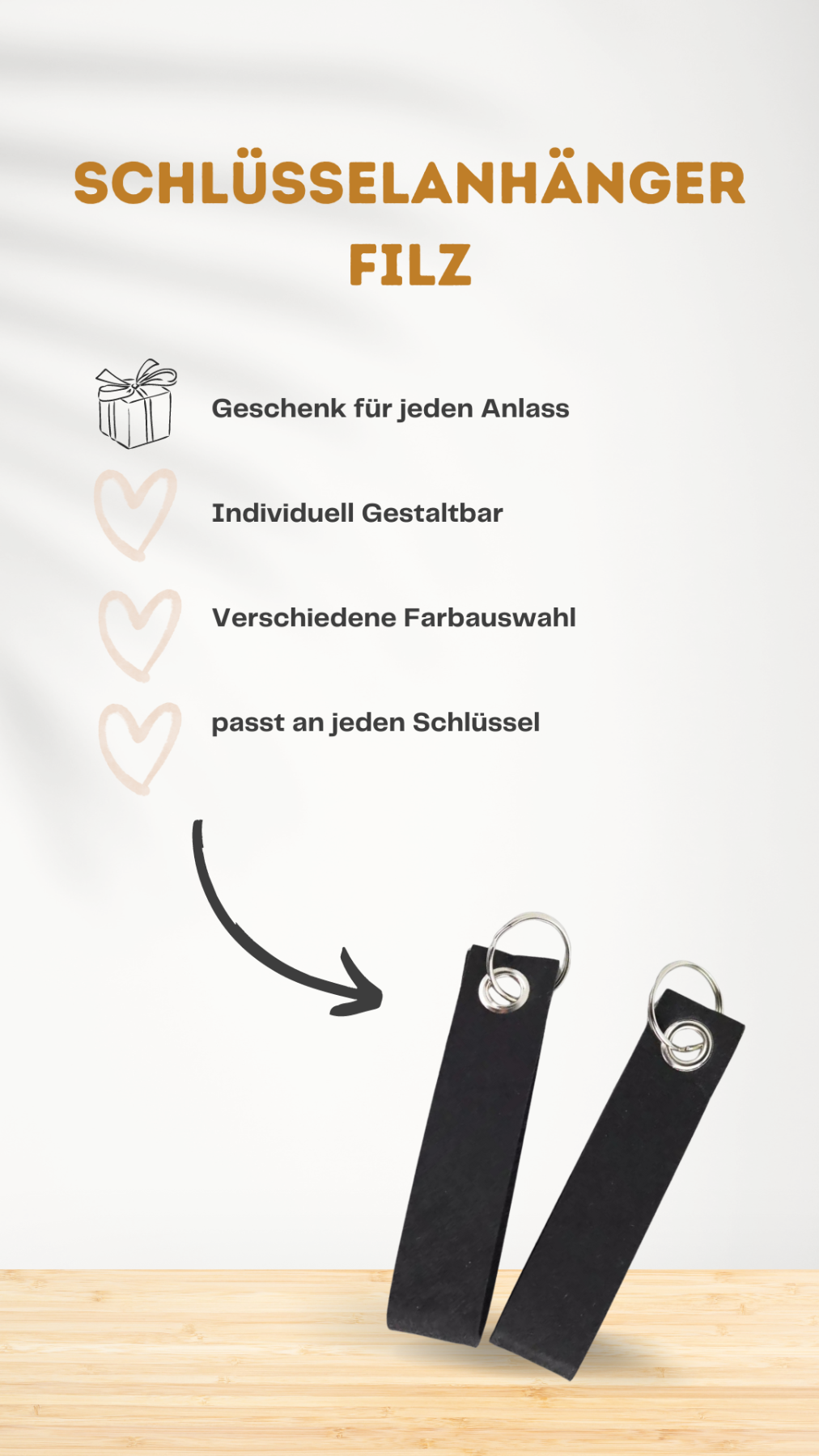 Filz-Schlüsselanhänger Das perfekte Werbegeschenk für Unternehmen