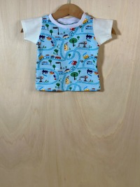 Baby- und Kinder-T-Shirt mit Lokomotiven Komfort und Abenteuer für die Kleinen