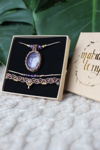 Geschenk Set Lepidolith&amp;Amethyst 7