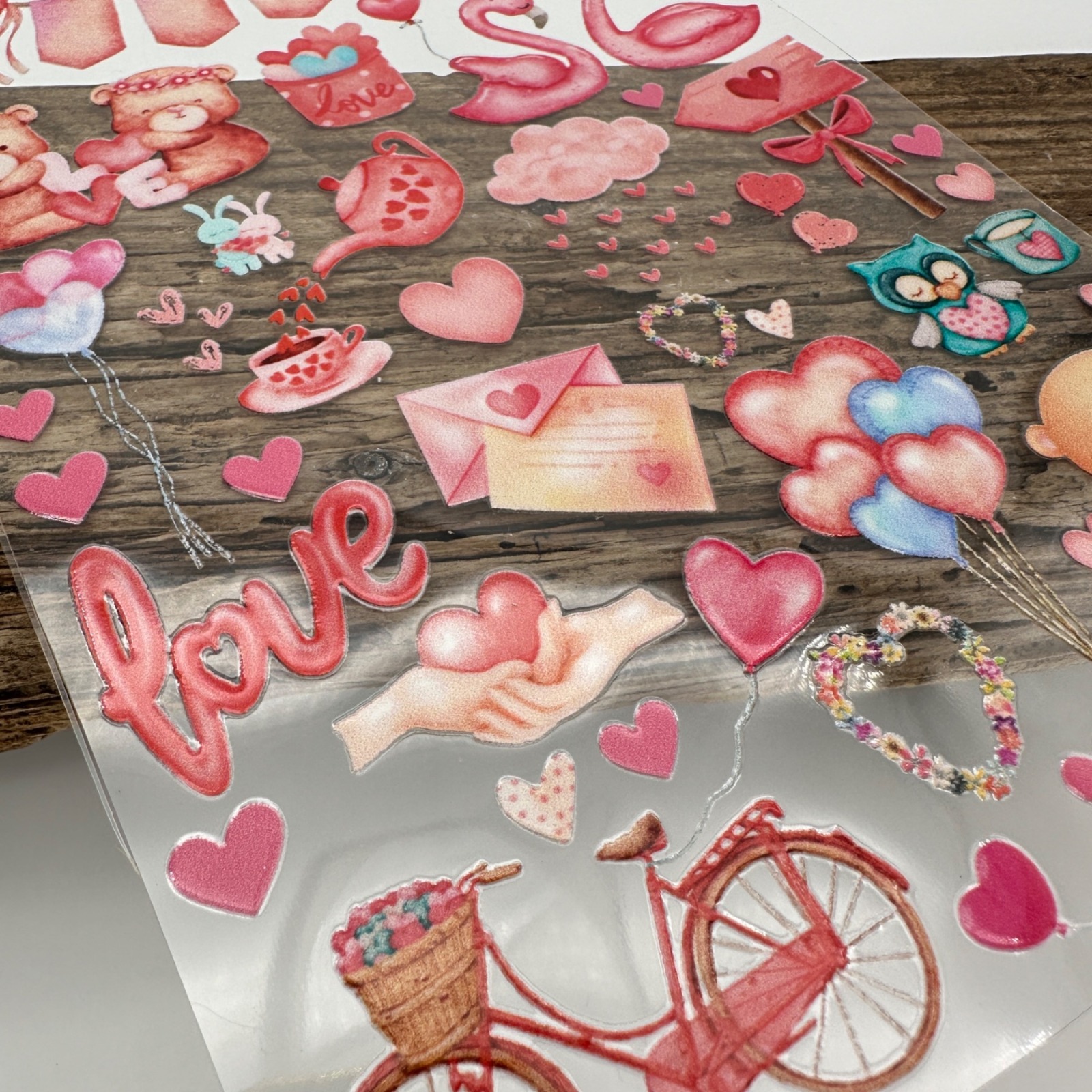 Rub-On Sticker A5 Bogen Love Edition 2