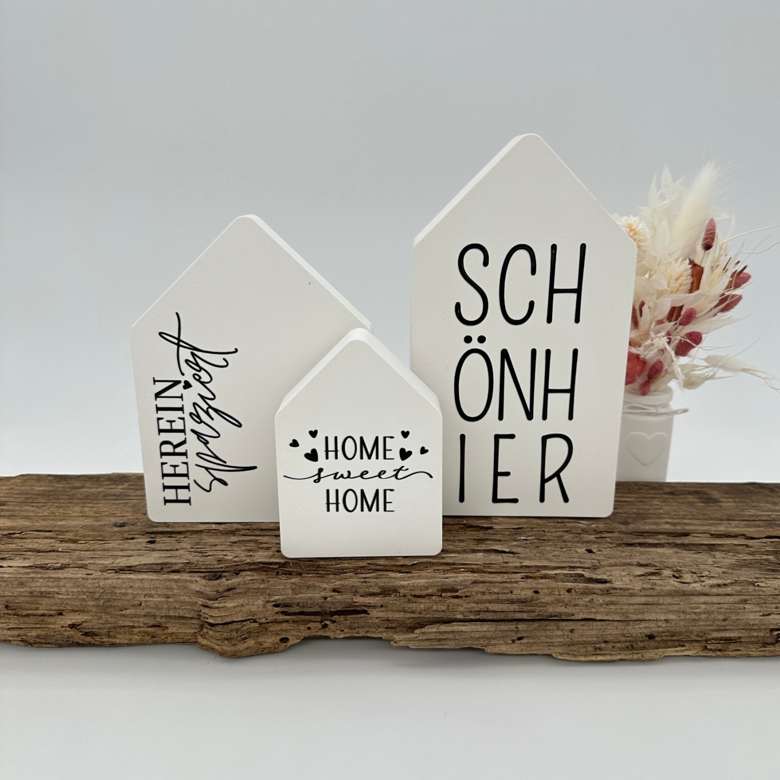 Rub-On Sticker A5 Bogen Home sweet Home in schwarz 4