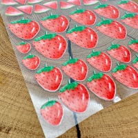 Rub-On Sticker A5 Bogen Erdbeeren und Wassermelonen 2