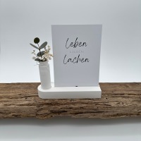 Postkarte - leben lieben lachen