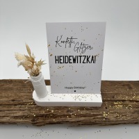 Postkarte - Konfetti, Glitzer, Heidewitzka 2