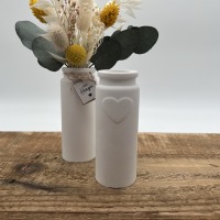 Silikonform Herzväschen Vase Stabkerzenhalter